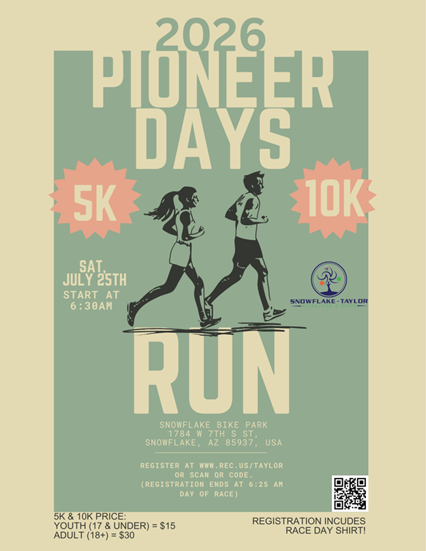 2026 Pioneer Days Run @ Snowflake Bike Park | Snowflake | Arizona | United States
